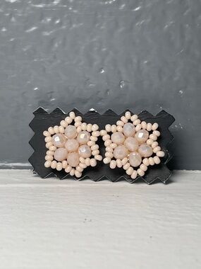 Huichol Beaded Star Stud Earrings